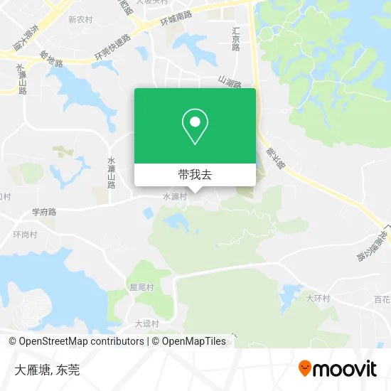 大雁塘地图