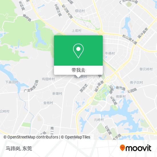 马蹄岗地图