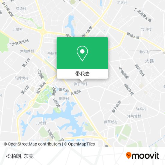 松柏朗地图
