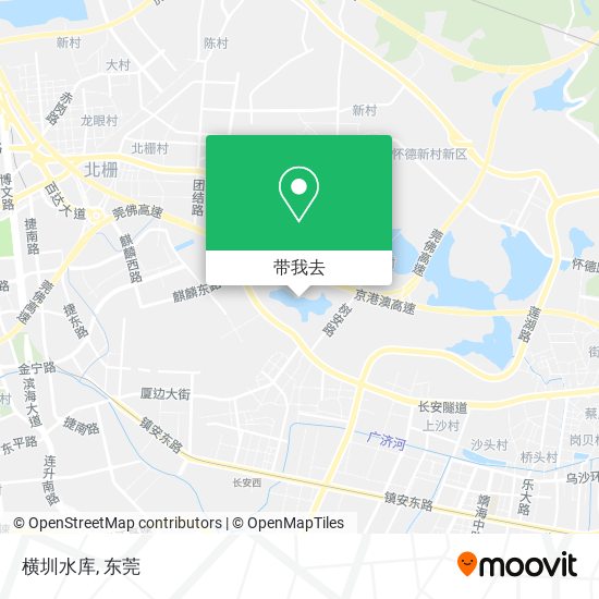横圳水库地图