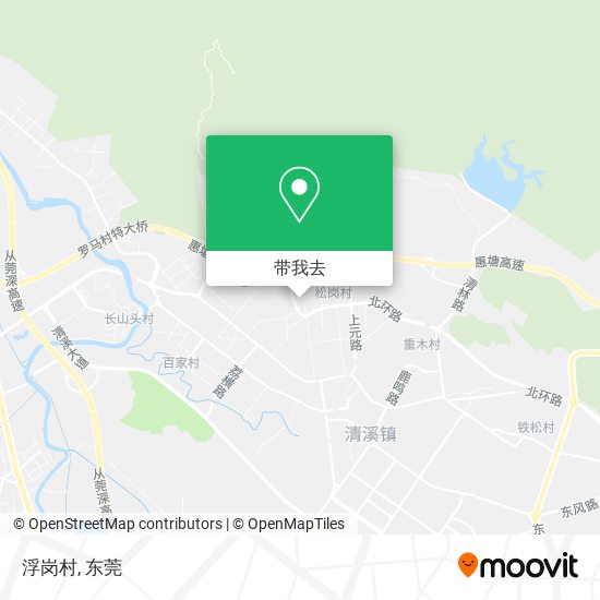 浮岗村地图