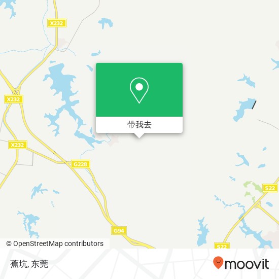 蕉坑地图
