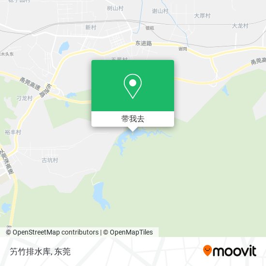 竻竹排水库地图