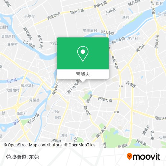 莞城街道地图