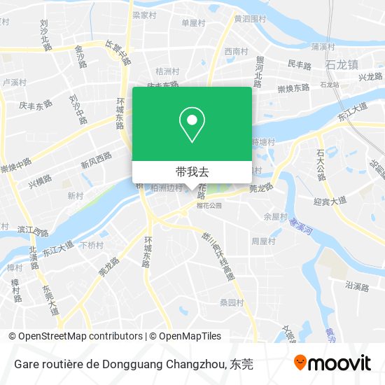 Gare routière de Dongguang Changzhou地图