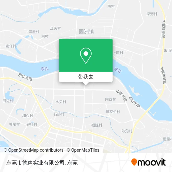 东莞市德声实业有限公司地图