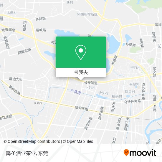 懿圣酒业茶业地图