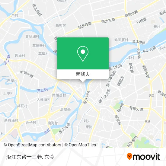 沿江东路十三巷地图