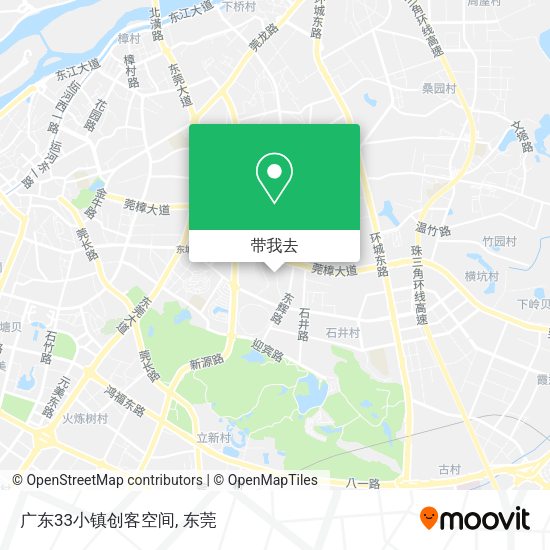 广东33小镇创客空间地图