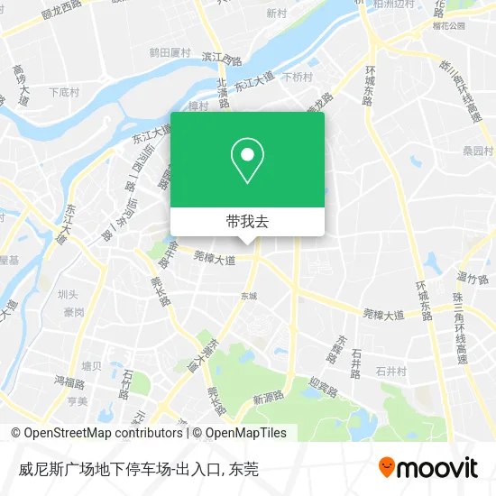威尼斯广场地下停车场-出入口地图