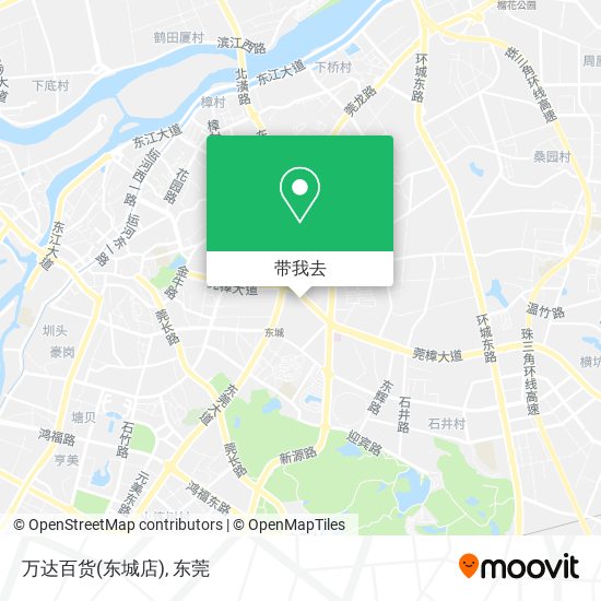 万达百货(东城店)地图