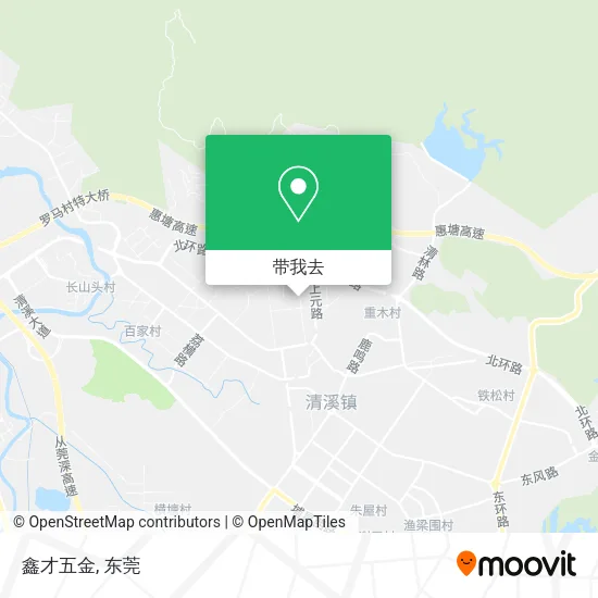鑫才五金地图