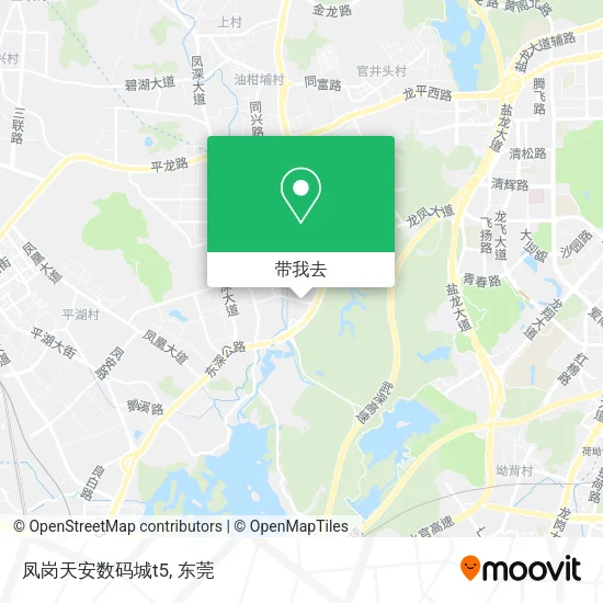 凤岗天安数码城t5地图