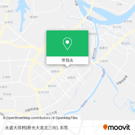 永盛大排档(桥光大道北三街)地图