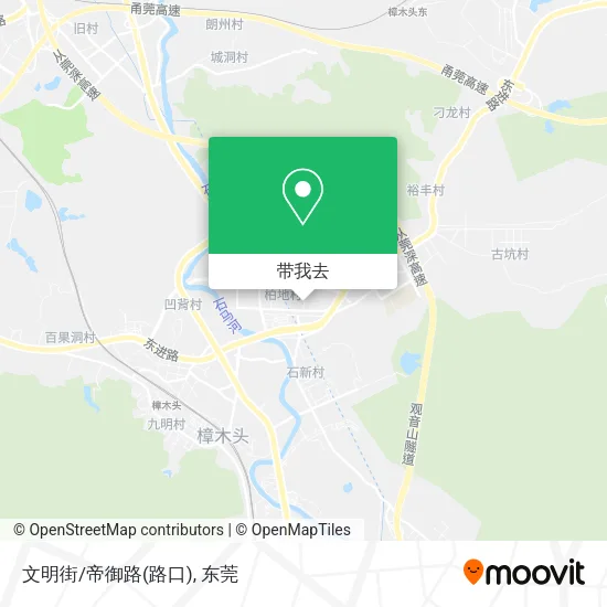 文明街/帝御路(路口)地图