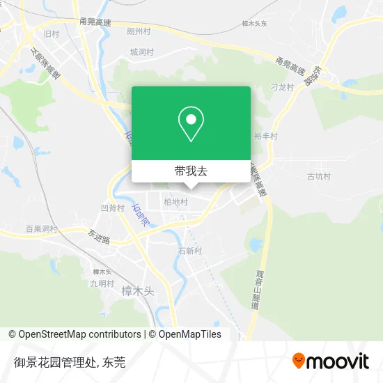 御景花园管理处地图