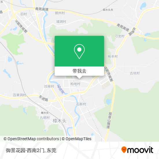 御景花园-西南2门地图