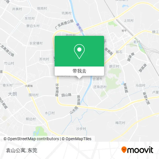 袁山公寓地图