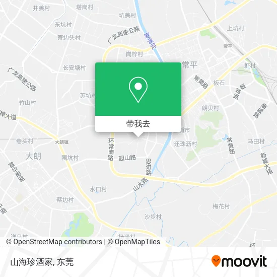 山海珍酒家地图