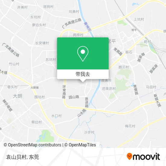 袁山贝村地图
