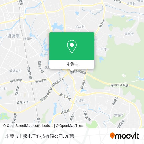 东莞市十熊电子科技有限公司地图