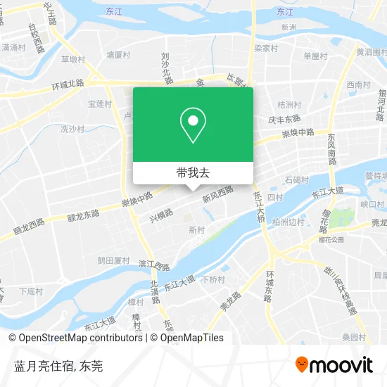 蓝月亮住宿地图