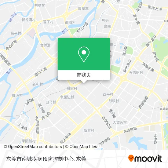 东莞市南城疾病预防控制中心地图