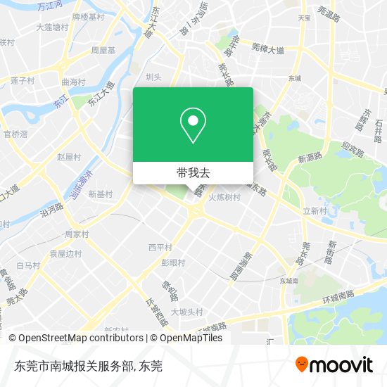 东莞市南城报关服务部地图