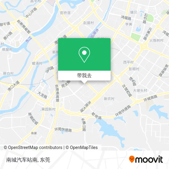 南城汽车站南地图