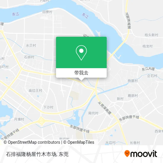 石排福隆杨屋竹木市场地图