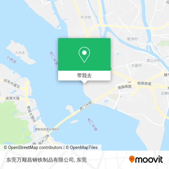 东莞万顺昌钢铁制品有限公司地图