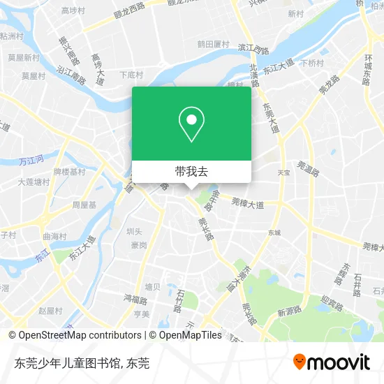 东莞少年儿童图书馆地图