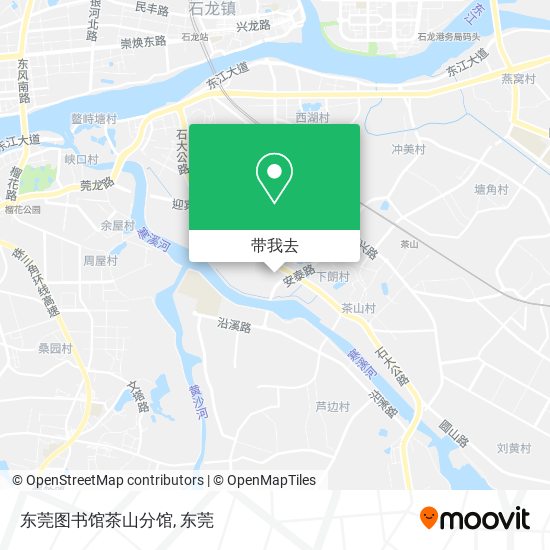 东莞图书馆茶山分馆地图