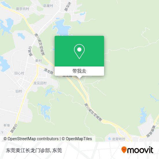 东莞黄江长龙门诊部地图