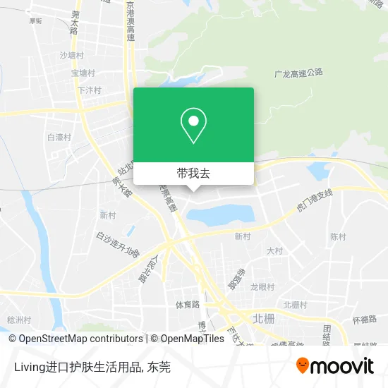 Living进口护肤生活用品地图