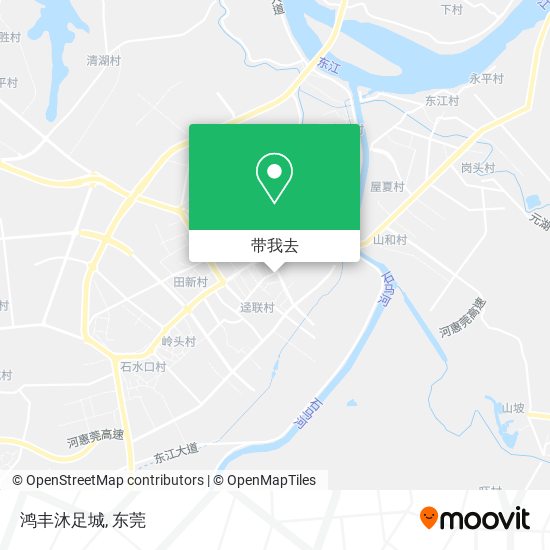 鸿丰沐足城地图