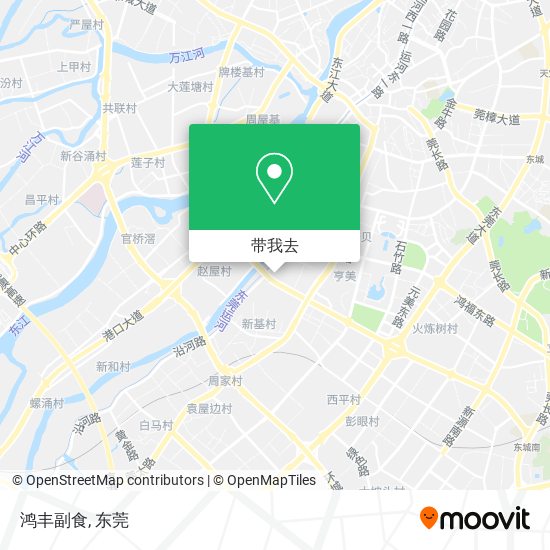 鸿丰副食地图