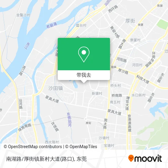 南湖路/厚街镇新村大道(路口)地图