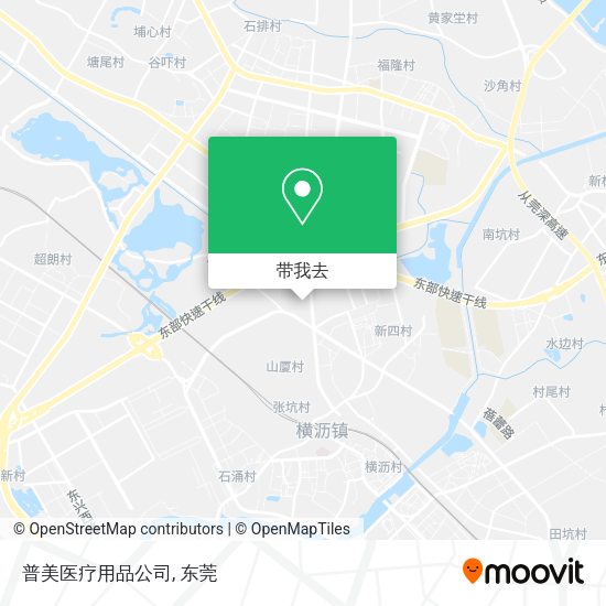 普美医疗用品公司地图