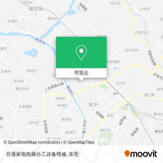 百通家电电脑办工设备维修地图