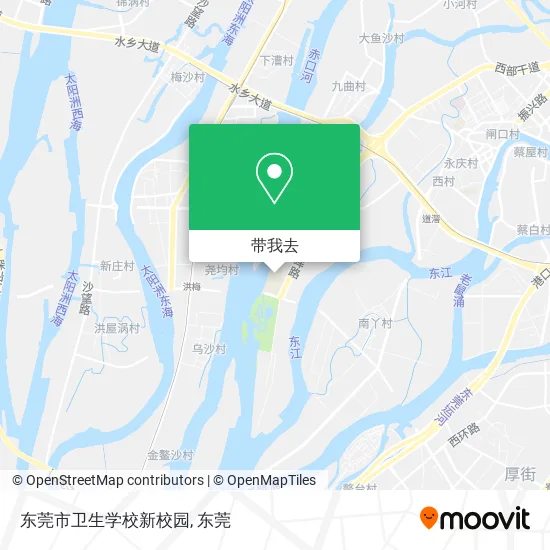 东莞市卫生学校新校园地图