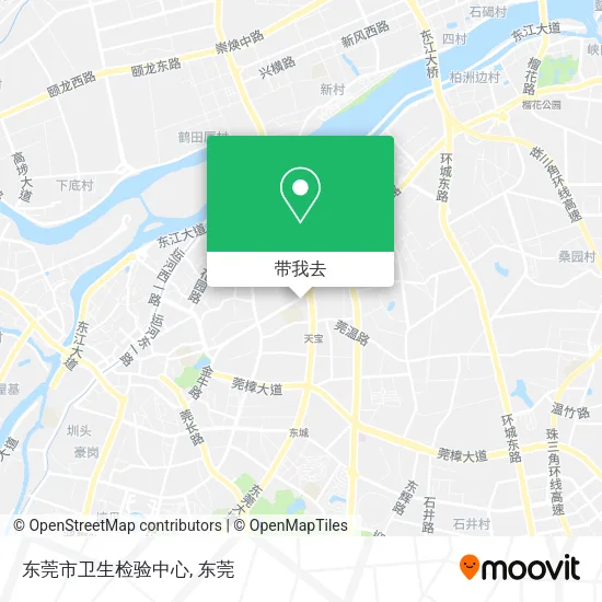 东莞市卫生检验中心地图