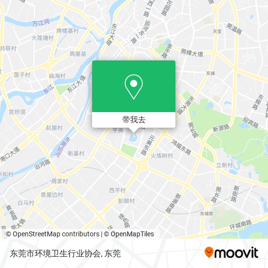 东莞市环境卫生行业协会地图