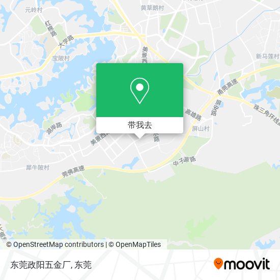 东莞政阳五金厂地图