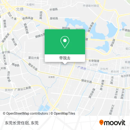 东莞长营住宿地图