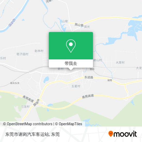东莞市谢岗汽车客运站地图