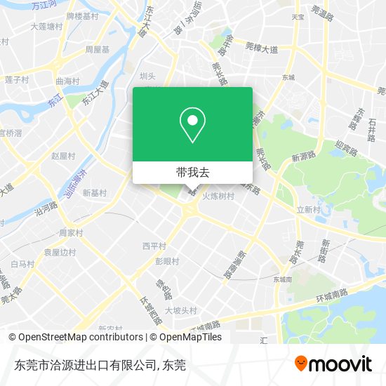 东莞市洽源进出口有限公司地图