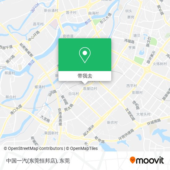中国一汽(东莞恒邦店)地图