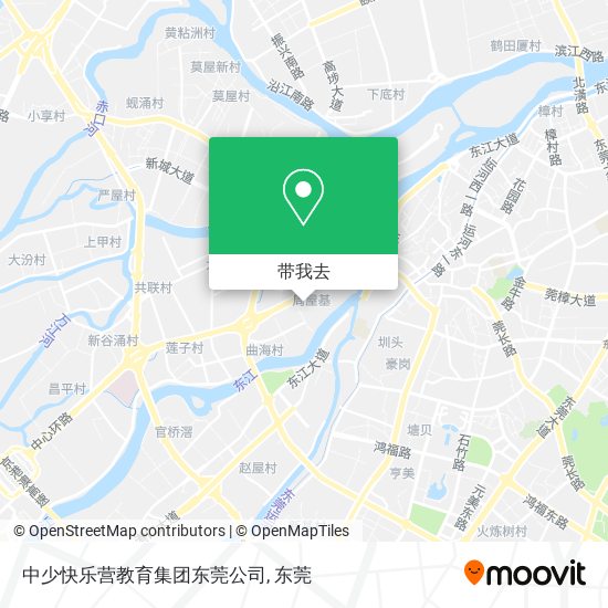 中少快乐营教育集团东莞公司地图