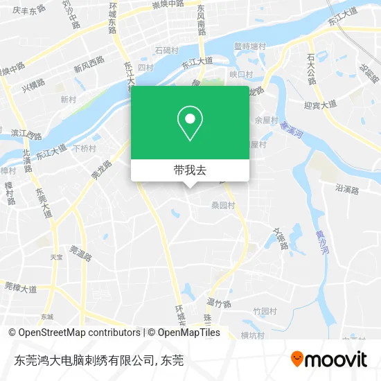 东莞鸿大电脑刺绣有限公司地图
